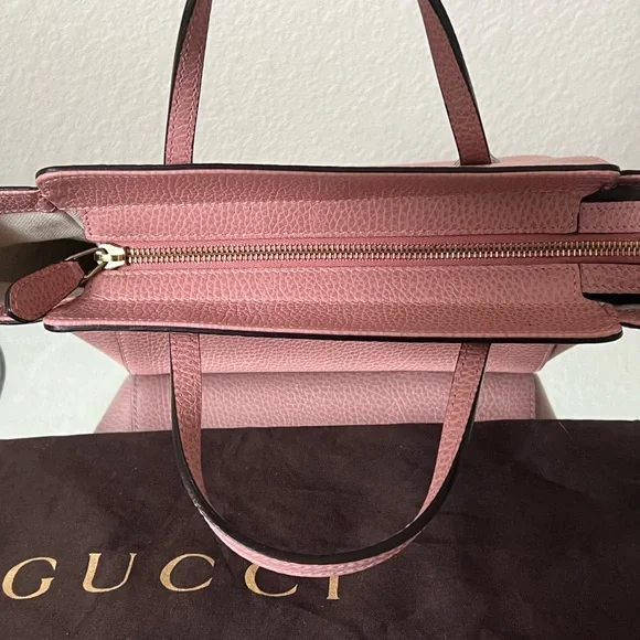 Gucci Swing Mini Crossbody Bag – Light Pink - Picture 11 of 16